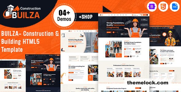 Builza – Construction & Building HTML5 Template
