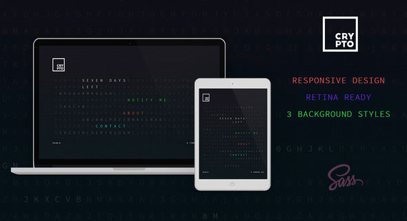 Crypto – Conceptual & Minimal Coming Soon Template