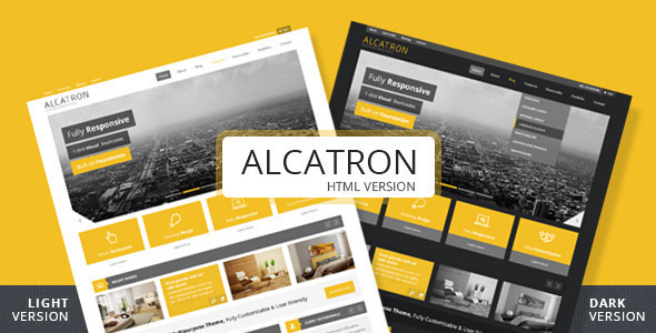 Alcatron - A multipurpose responsive template - Updated