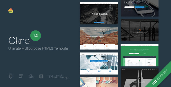 Okno v1.2 - Ultimate Multipurpose HTML5 Template