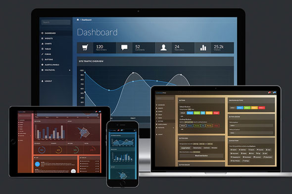 Lumino Pro - Creativemarket Bootstrap Admin Template