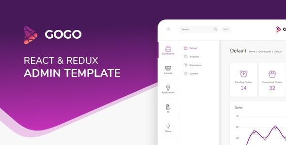 Gogo React v3.0.1 - React Admin Template