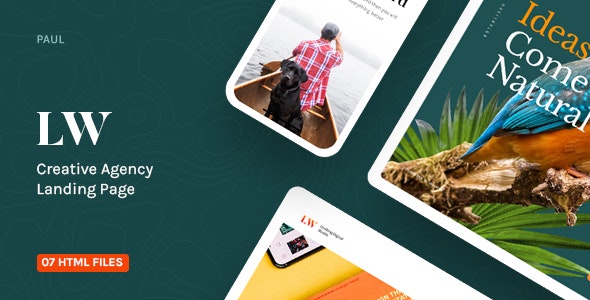 Lewis v1.0 - Creative Agency Landing Page