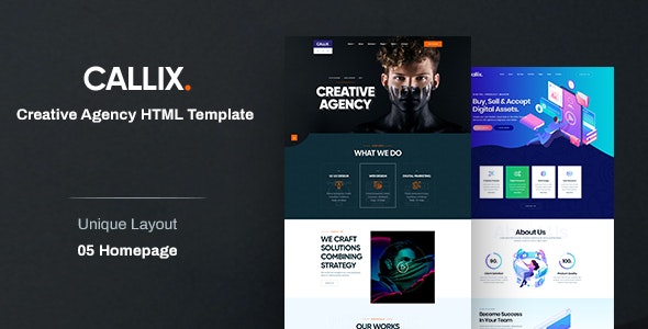 Callix v1.0 - Creative Agency HTML Template