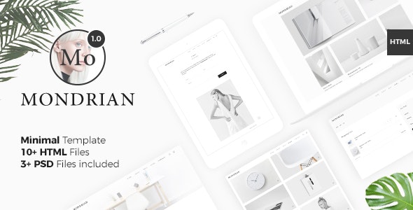 Mondrian VI v1.0.1 - Minimal Template