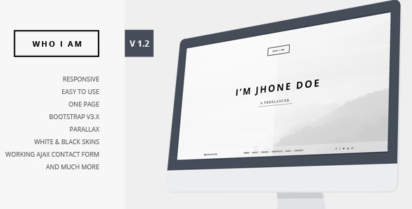 Who I am v1.2 - Personal Resume and Portfolio