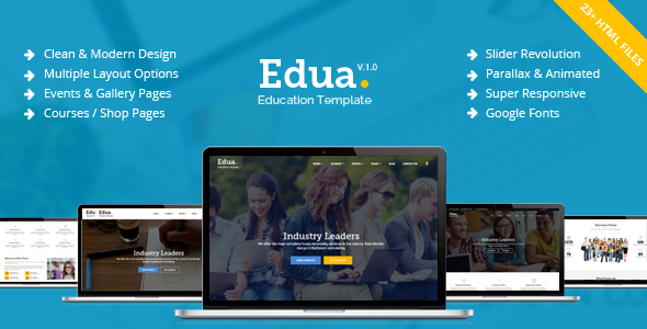 Edua - Educational HTML5 Template
