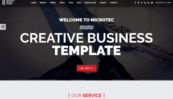 Microtec - Creative Agency Template