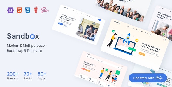 Sandbox v3.1.0 - Modern & Multipurpose Bootstrap 5 Template