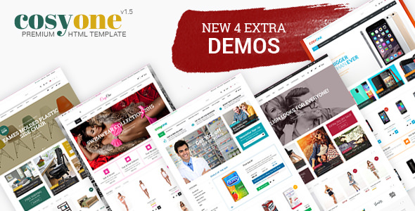 CosyOne v1.5 - Furniture, Interior, Drugstore, Lingerie, Electronics, Clothing HTML Template