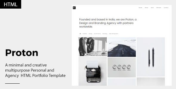 Proton - Personal and Agency Portfolio Template