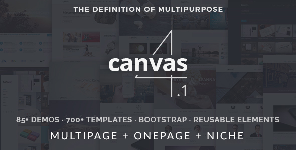 Canvas v4.1 - The Multi-Purpose HTML5 Template