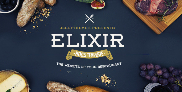 Elixir v1.4 - Restaurant HTML Responsive Template