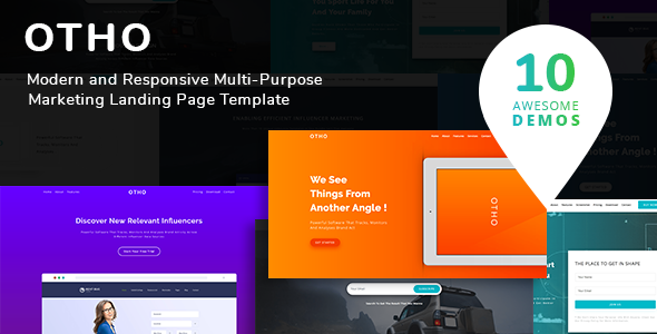 Otho v1.0 - Landing Page Set