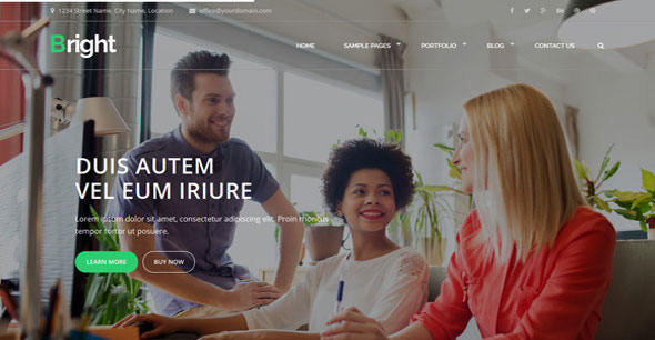 Bright - Responsive HTML Template