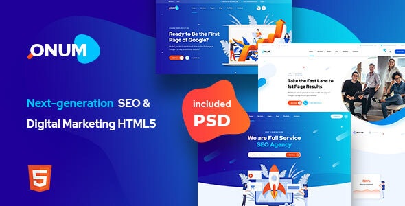 Onum v1.0 - SEO & Marketing HTML5 Template