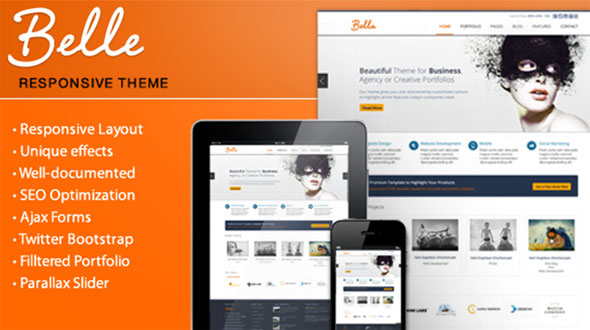 Belle – Responsive HTML Theme