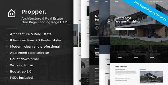 Propper - Architecture HTML Template