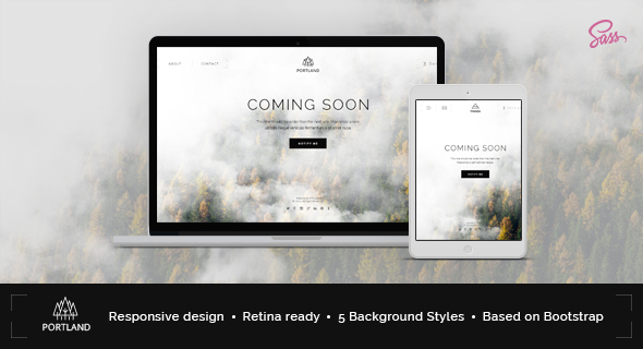 Portland — Creative Coming Soon & Maintenance Mode Template