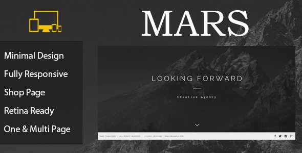 Mars - Creative Minimal HTML Template