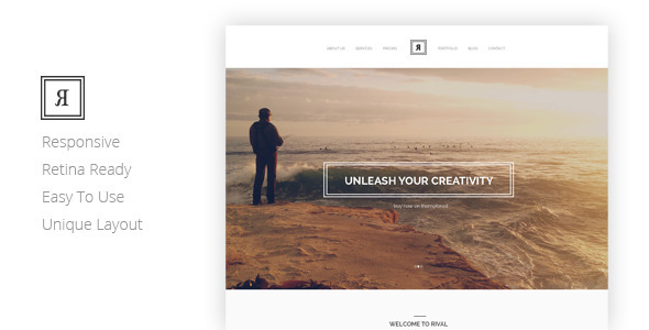 RIVAL Creative One Page Template