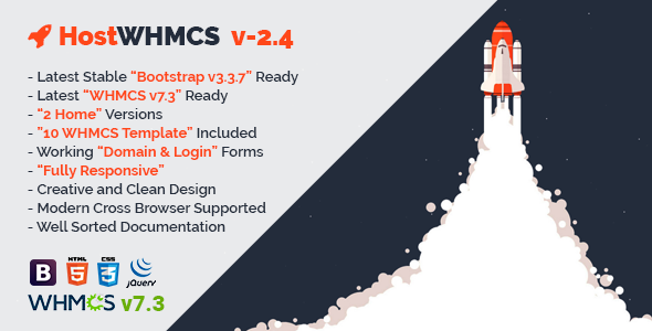 HostWHMCS - Responsive Web Hosting with WHMCS Template