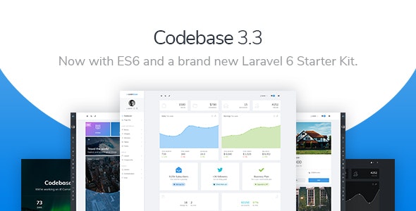 Codebase v3.3 - Bootstrap 4 Admin Dashboard Template & Laravel 6 Starter Kit