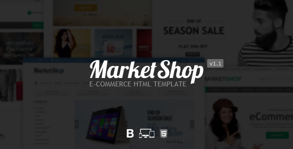 MarketShop - eCommerce HTML Template