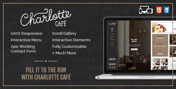 Charlotte v1.4 - Café Bistro HTML Template