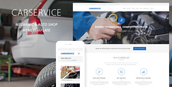Car Service v1.6.0 - Mechanic Auto Shop Template
