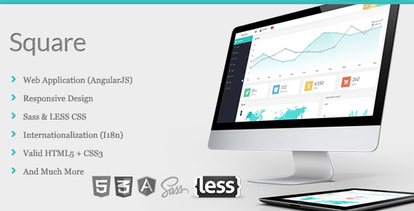 Square v1.6 - Themeforest Responsive Admin App with AngularJS