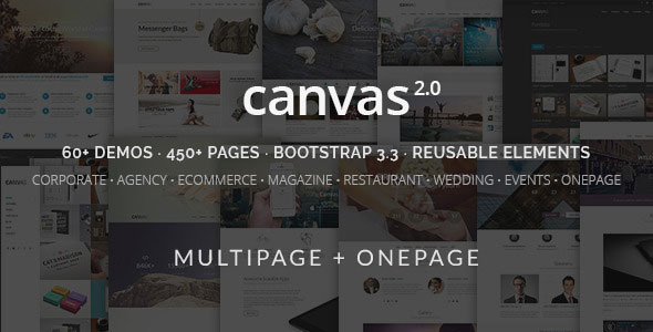 Canvas v2.0 - The Multi-Purpose HTML5 Template