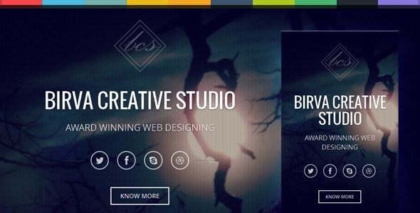 Birva v1.0 - Bootstrap Parallax One Page Template
