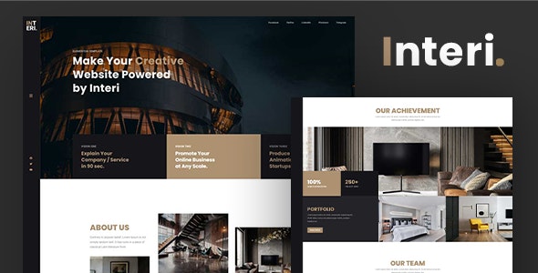 Interi v1.0 - Creative Interior HTML Template