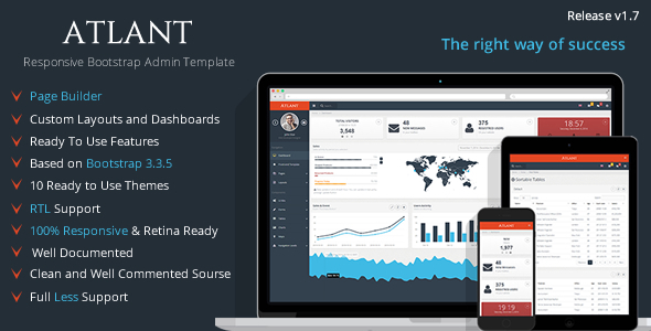 Atlant v1.7 - Bootstrap Admin Template