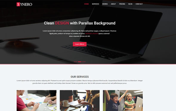 Synero - Creativemarket One page Multipurpose Theme