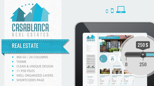 Casablanca - Mojothemes Responsive Real Estate Theme