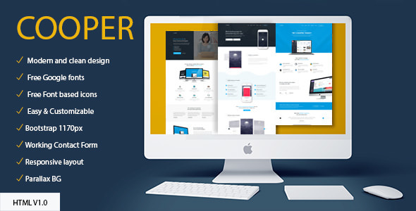 COOPER - MultiPurpose HTML Template