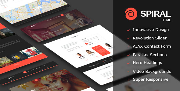 Spiral - Multipurpose Business HTML5 template