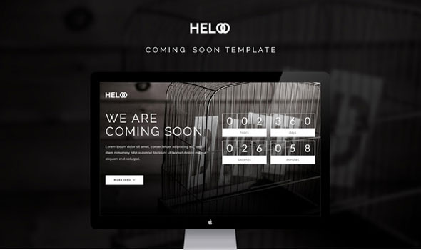 Heloo - Creativemarket Coming Soon Template