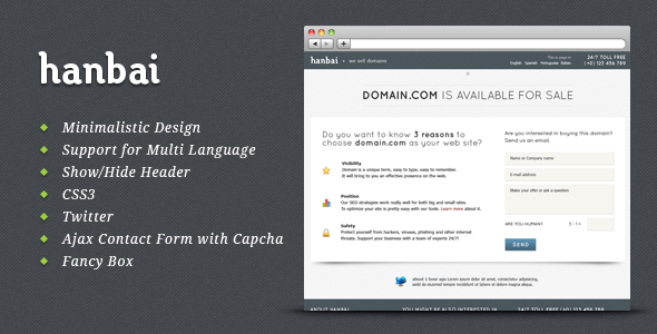 Hanbai - Multi-language domain for sale