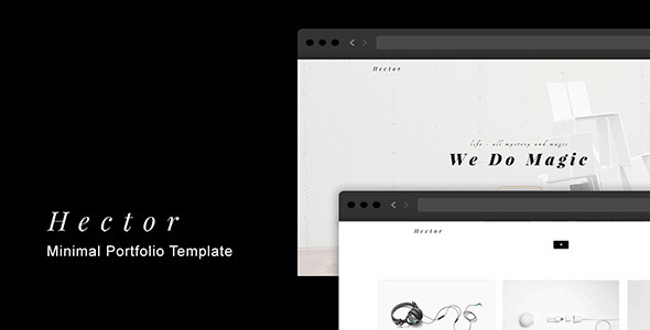 Hector - Minimal Portfolio Template