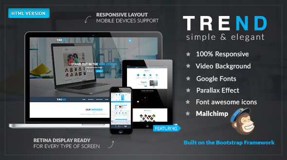TREND – Themeforest Multi-Purpose HTML Template