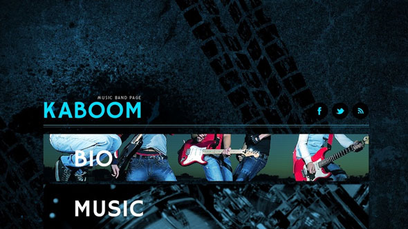 Music Band - Templatemonster Website Template