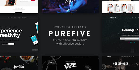 Purefive v1.1 - Multipurpose HTML5 Template