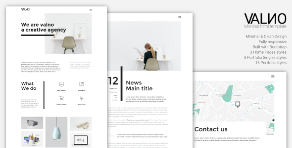 Valno v1.1.1 - Minimal Creative Multi page Portfolio Template