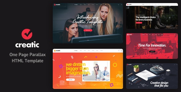 Creatic v1.0 - One Page Parallax HTML Template