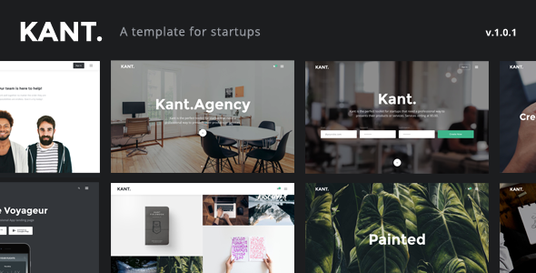 Kant - A Multipurpose Template For Startups And Freelancers