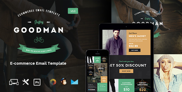 JG - E-commerce Email Template + Builder Access