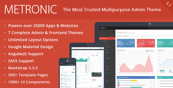 Metronic v3.7 - Responsive Admin Dashboard Template